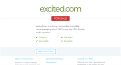Desktop Screenshot of excited.com
